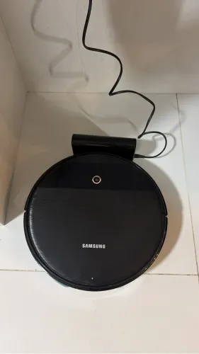 Robô Aspirador Samsung POWERbot-E VR5000 Wi-Fi - Aspira e Passa Pano - Caixa