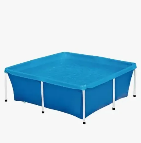 Piscina Infantil Quadrada Estrutural PVC 2000 Litros - Mor z1568