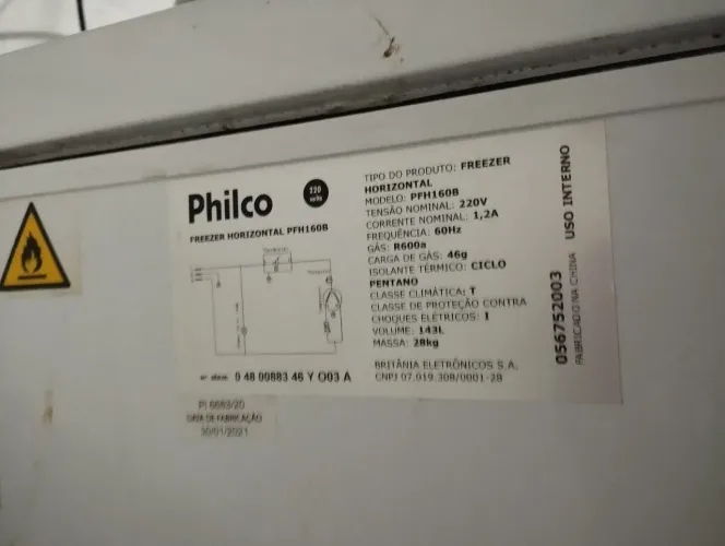 Freezer horizontal