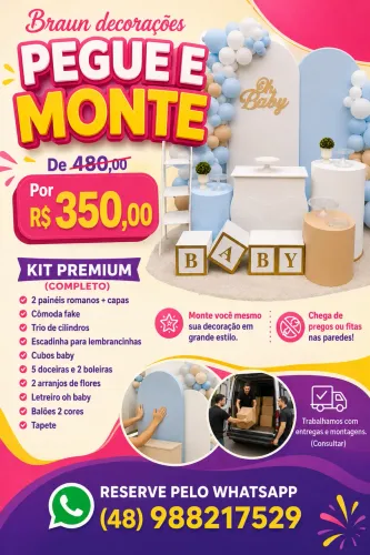 Kit completo pegue e monte