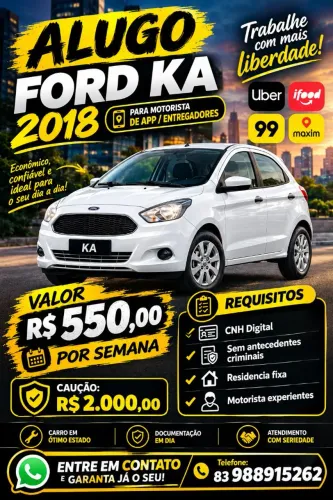 Locação/aluguel de veículos