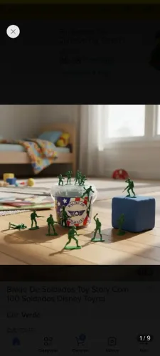 Balde de soldados Toy Story