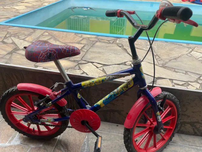 Bicicleta infantil masculino Homem aranha