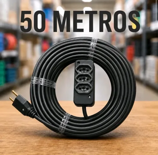 Extensão 50 metros cabo PP 2.5