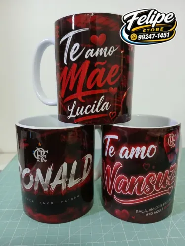 Canecas personalizadas qualquer tema.