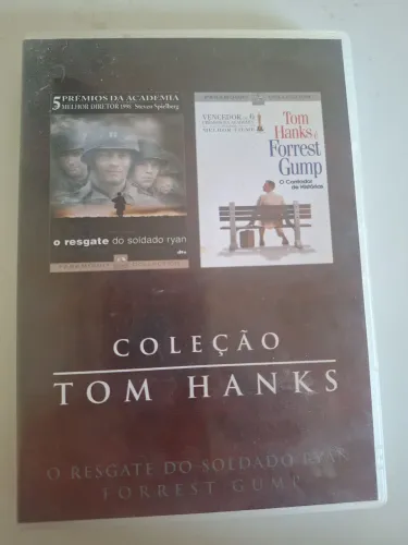 Coleção Tom Hanks 2 DVDs - Oresgate do soldado Ryan e Forrest Gump.