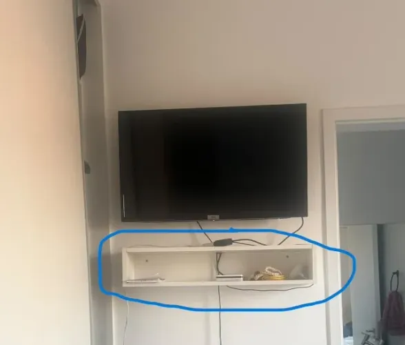 PRATELEIRA DE SUPORTE A TV