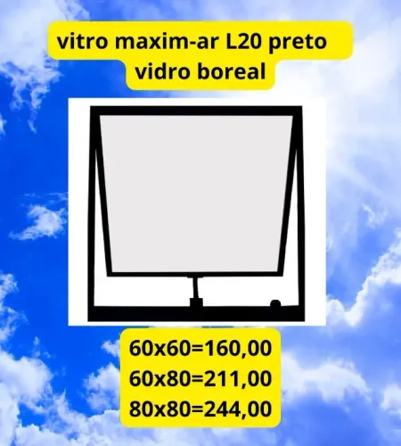 vitro maxim-ar direto L20 direto da fabrica