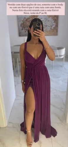 Vestido longo elegante