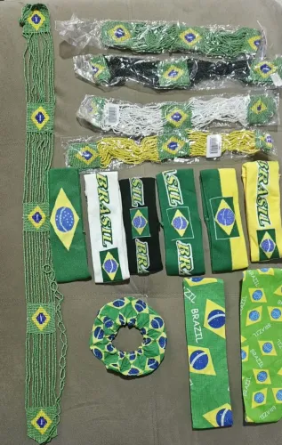 Fita  cabelo e Cinto do BRASIL é tempo de Copa / LEIA O ANÚNCIO