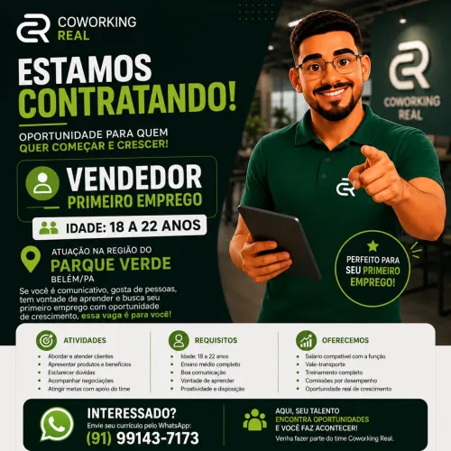 VAGAS DISPONÍVEIS