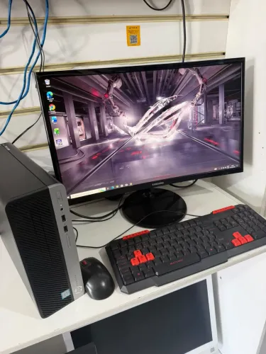Pc Gamer Empresarial c/ Monitor Curvo 24 Gamer