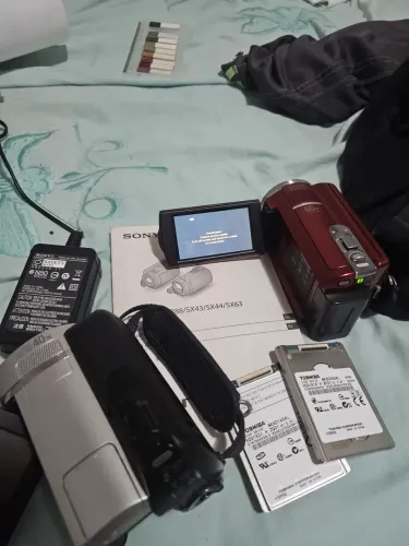 Lote Handycam filmadora sony (sr45 e sr86)