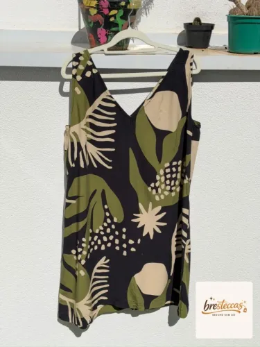 Vestido Cantão Original Estampado Tamanho G