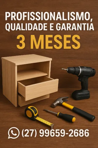 Montador de moveis na serra e região.