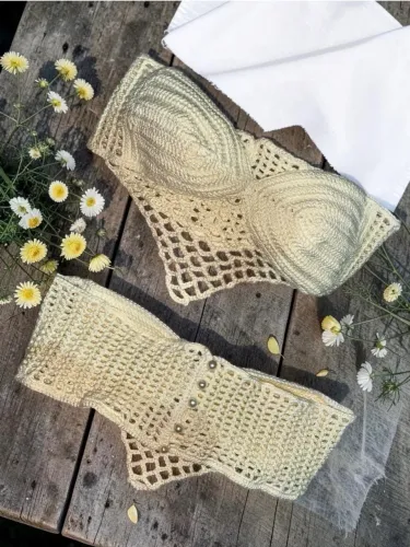 Top de crochê