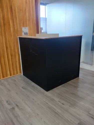 Balcão recepção envelopado