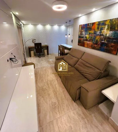 Apartamento com 1 dormitório para alugar, 52 m² por R$ 4.000/mês - Anália Franco - São Pau