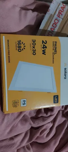 Plafon/ painel de embutir quadrado