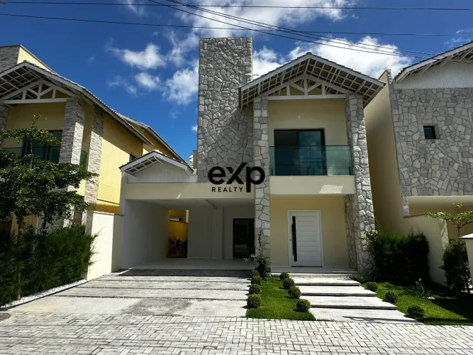 DUPLEX DE ALTO PADRÃO | 3 SUÍTES | 246,75 m² | CONDOMÍNIO JARDINS TERRA BRASILIS | AQUIRAZ