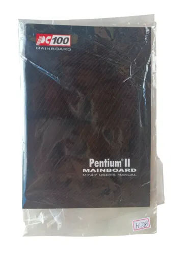manual mainboard placa mãe m747 pentiun 2 bx pró k28