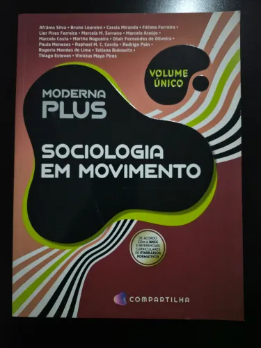Livro Sociologia em Movimento - Volume Único - Moderna Plus (BNCC)