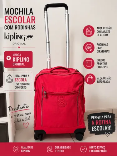 Mochila de rodinha Kipling- usada