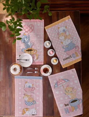 Kit c/ 6 Panos de Prato/ copa Primore - Teka