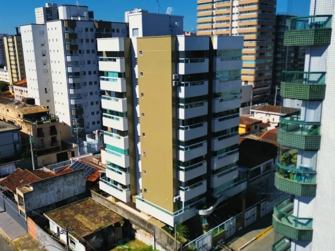 Apartamento para Venda em Praia Grande, Guilhermina, 1 dormitório, 1 banheiro, 1 vaga