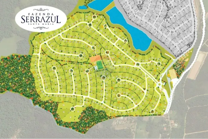 Loteamento Fazenda SerrAzul I - Condomínio Santa Maria - Itupeva - Terreno de 1.494m2 para