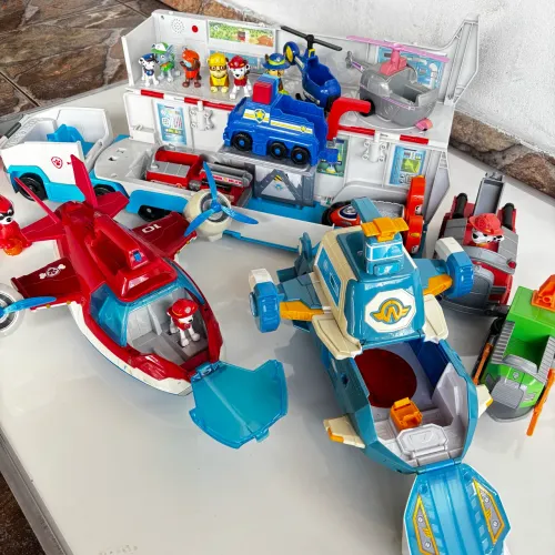 Coleção de brinquedos patrulha canina