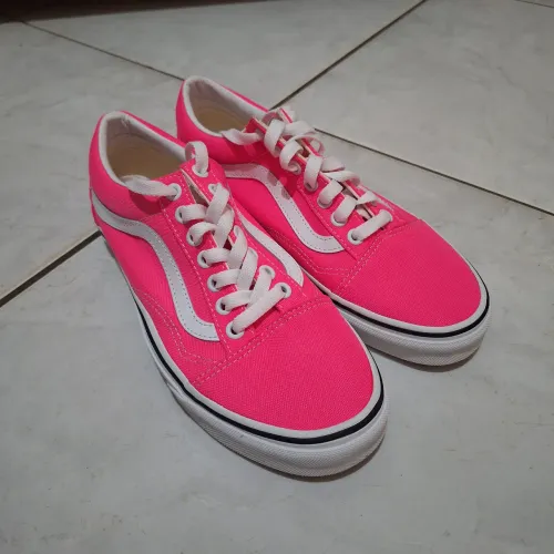 Tênis Vans Rosa Neon