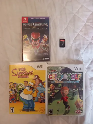Jogos de Nintendo Wii e Switch 