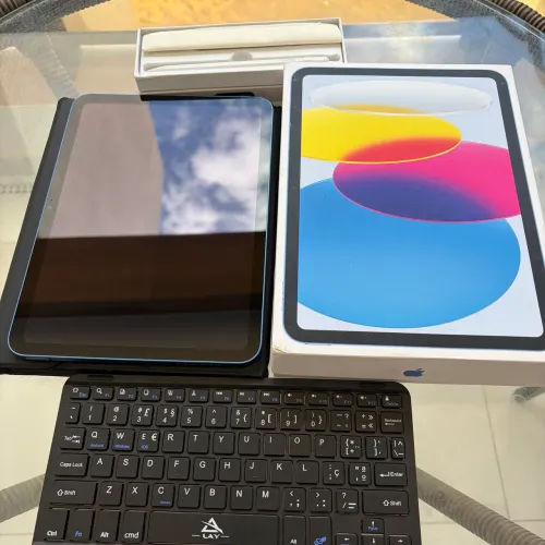 iPad 10 64gb + Case + Pencil + teclado
