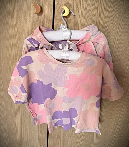 Conjunto Infantil Feminino Floral - Tamanho 5