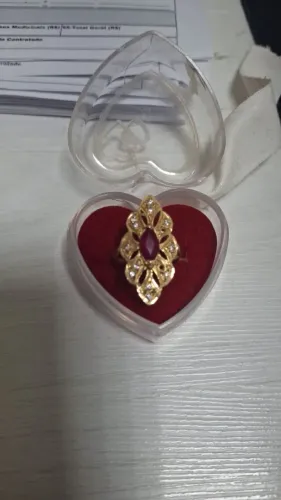 Anel modelo marquise de ouro 18