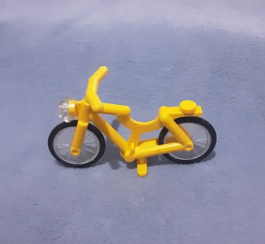 LEGO bicicleta, amarela (Set 6420, de 1998) (RARO)