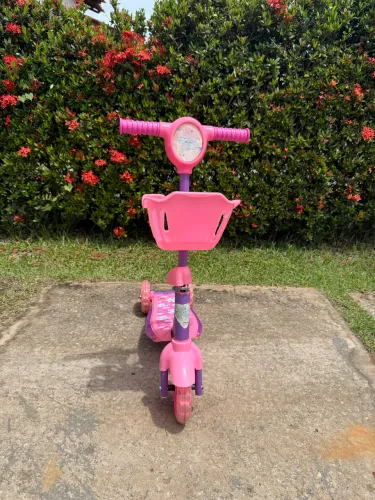 Patinete criança rosa