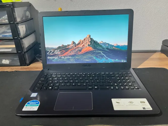 Notebook Asus X543ma Core i3 Quadcore 4gb 250ssd