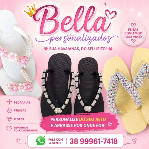 Chinelo customizado