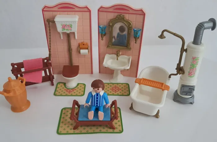 Playmobil Banheiro Vitoriano e Figura