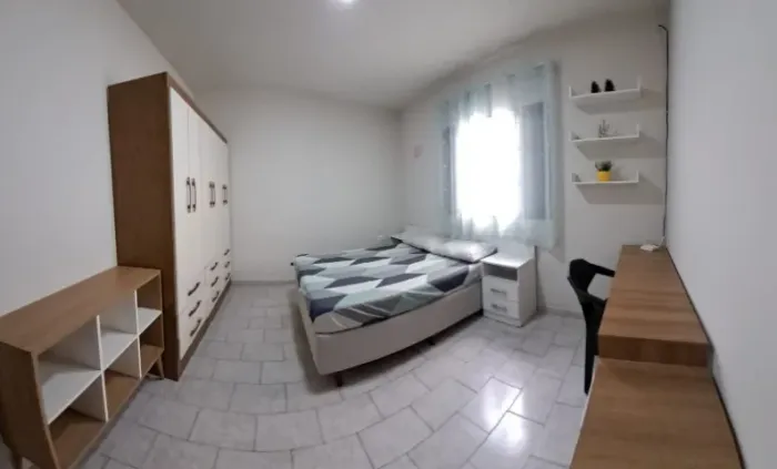 CAMA BOX CASAL COM COLCHÃO