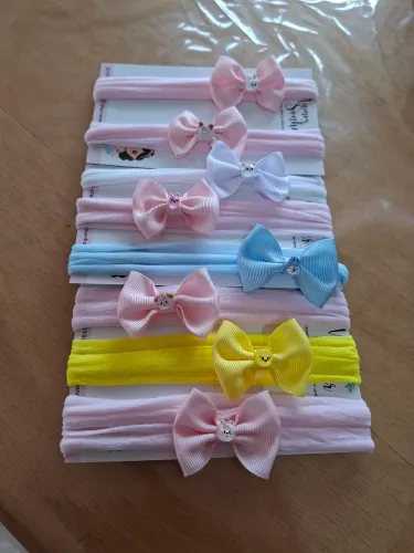 Laço RN Skzoo - Kit com 8 faixas de cabelo para bebê SKZOO