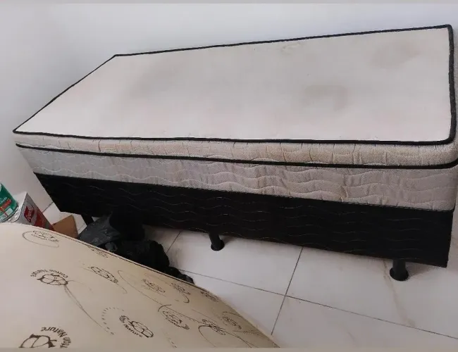 Cama box de solteiro ortopédica