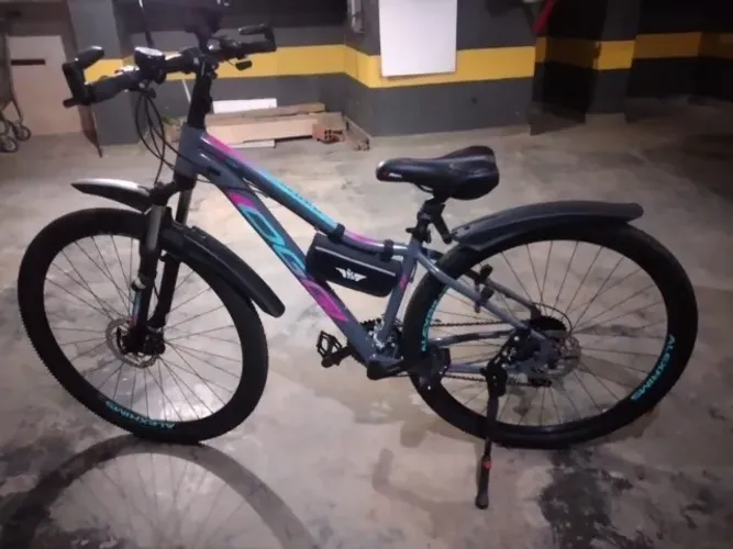 Grande Oportunidade- Bike Oggi Float Sport 5.0 - 21v Shimano, quadro S (15,5),Aro 29(super