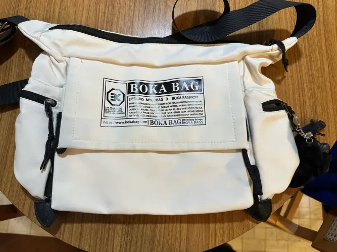 bolsa transversal off white 29Lx23ax13p