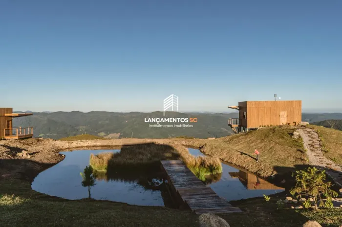 Cabana 100% mobiliada, condomínio de altitude em Anitápolis