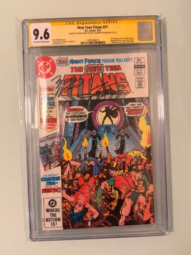 DC Comics / Os Novos Titãs / CGC Autografado / Importada