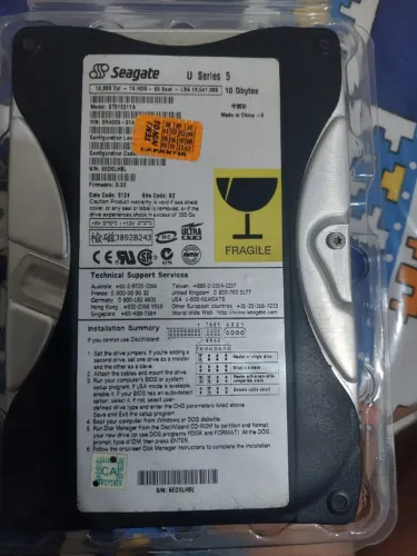 Disco Rígido- HD SEAGATE- 10GB