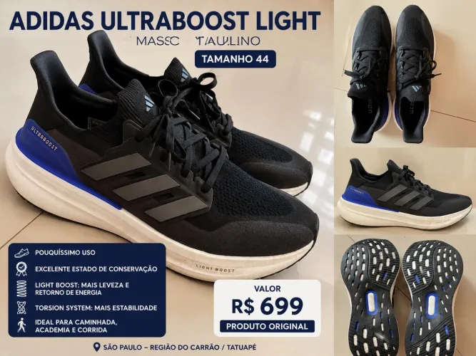 Tênis adidas Ultraboost Light Masculino - Tam. 44